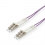ROLINE FO Jumper Cable 50/125µm OM4, LC/LC, Low-Loss-Connector, violet, 7 m