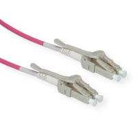 ROLINE FO Jumper Cable 50/125µm OM4, LC/LC, Low-Loss-Connector, for Data Center,