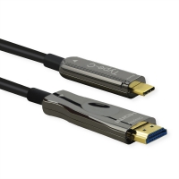 ROLINE Type C - HDMI (AOC) Cable, 4K60, M/M, 30 m