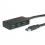 ROLINE USB 3.2 Gen 1 Hub, 4 Ports, with Repeater, black, 10 m