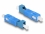 Delock Optical Fiber Hybrid Coupler SC Simplex male to LC Simplex female blue