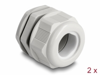 Delock EX Cable Gland M32 grey 2 pieces