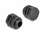 Delock Ventilation Plug M12 black 2 pcs