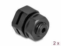 Delock Ventilation Plug M6 black 2 pcs