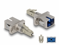 Delock Optical Fiber Hybrid Coupler LC Simplex male to SC Simplex female beige