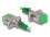 Delock Optical Fiber Hybrid Coupler LC Simplex male to SC Simplex female green