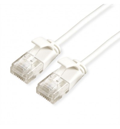 UTP Data Center Patch Cord Cat.6A (Class EA), LSOH, Slim, white, 0.5 m Roline Gree