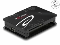 Delock USB 2.0 Card Reader for CF / SD / Micro SD / MS / xD / M2 memory cards