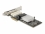 Delock PCI Express x4 Card to 4 x RJ45 Gigabit LAN i350 Port Bypass