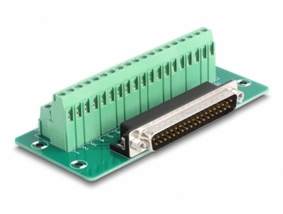 Delock D-Sub 37 pin male to Terminal Block for DIN rail