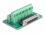 Delock D-Sub 25 pin female to Terminal Block for DIN rail