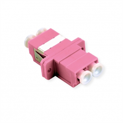 VALUE Fibre Optic Adapter LC/LC Duplex, OM4