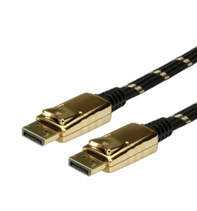 ROLINE GOLD DisplayPort Cable, DP M - DP M 1 m