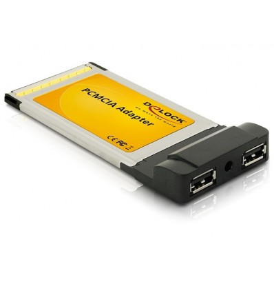 PCMCIA Adapter CardBus to 2x USB 2.0
