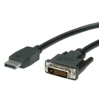 VALUE DisplayPort Cable, DP M - DVI (24+1) M 1 m