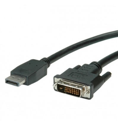 VALUE DisplayPort Cable, DP M - DVI (24+1) M 1 m
