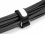 Delock Hook-and-loop cable tie with loop and label tap L 127 x W 20 mm black 5 pieces