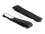 Delock Hook-and-loop cable tie with loop and label tap L 457 x W 25 mm black 5 pieces