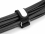 Delock Hook-and-loop cable tie with loop and label tap L 305 x W 25 mm black 5 pieces