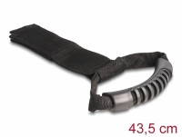 Delock Carrying Strap with hook-and-loop fastener L 435 x W 50 mm black 2 pieces