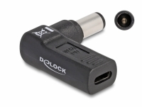 Delock Adapter for Laptop Charging Cable USB Type-C™ female to Dell 7.4 x 5.0 mm male 90° angled