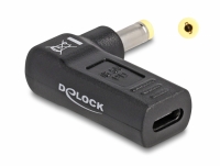 Delock Adapter for Laptop Charging Cable USB Type-C™ female to HP 4.8 x 1.7 mm male 90° angled