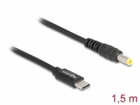 Delock Laptop Charging Cable USB Type-C™ male to 5.5 x 2.5 mm male