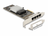 Delock PCI Express x4 Card to 4 x RJ45 Gigabit LAN i350