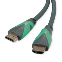 ROLINE GREEN ATC HDMI 8K (7680 x 4320) Ultra HD Cable + Ethernet, M/M, black, 2