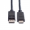 ROLINE GREEN DisplayPort Cable, DP - HDTV, M/M, black, 1 m