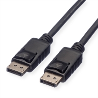 ROLINE GREEN DisplayPort Cable, DP-DP, TPE, M/M, black, 5 m