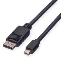 ROLINE GREEN DisplayPort Cable, DP - Mini DP, TPE, M/M, black, 2 m