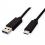 ROLINE GREEN USB 3.2 Gen 1 Cable, A-C, M/M, black, 0.5 m