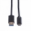 ROLINE GREEN USB 3.2 Gen 1 Cable, A-C, M/M, black, 0.5 m