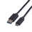 ROLINE GREEN USB 3.2 Gen 1 Cable, A-C, M/M, black, 1 m