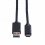 ROLINE GREEN USB 3.2 Gen 1 Cable, A-C, M/M, black, 1 m