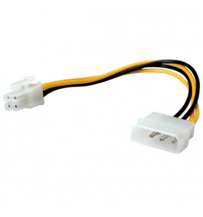 ROLINE Internal Power Cable, 4-pin HDD/ ATX12V-P4 4-pin Power 0.15 m