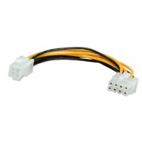 ROLINE Internal Power Cable, 8 pin PCI Express Plug - P4 Plug 0.15 m