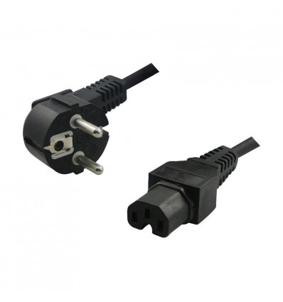 Power mains cable Schukon.90° to C15 straight,2m LogiLink