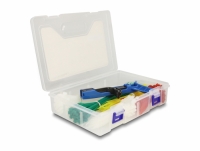 Delock Cable tie assortment box with tensioning tool 350 pieces assorted colours