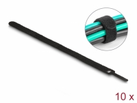 Delock Hook-and-loop cable tie L 300 x W 12 mm black 10 pieces