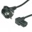 VALUE Power Cable, angled IEC Connector 1.8 m