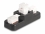 Delock Keystone LSA Set with clip-on holder RJ45 / RJ11 Cat.6 black