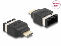 Delock HDMI Automotive adapter HDMI-E female to HDMI-A male 4K 60 Hz