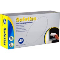 Safetiss - Lint-free papīra salvetes (200gab. kārbā)