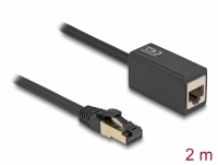 Delock Network Extension Cable RJ45 plug to RJ45 jack Cat.8.1 S/FTP 2 m black