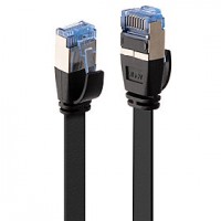 2m Cat.6A U/FTP Flat Network Cable, Black