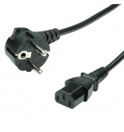 ROLINE Power Cable, straight IEC Connector 3 m