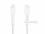 Delock Dust Cover for USB Type-C™ male and Apple Lightning™ male set 2 pieces white
