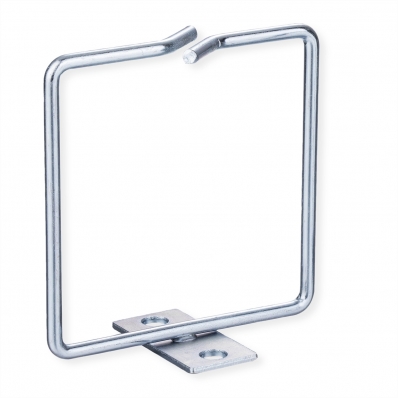 Roline 19" Cable Manager, 80x80mm, metal, Mounting central, cable entry central